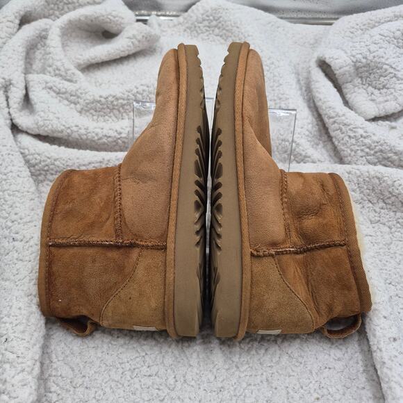 UGG Women's Classic Mini chestnut size women's bootie US 5 - Picture 4 of 7